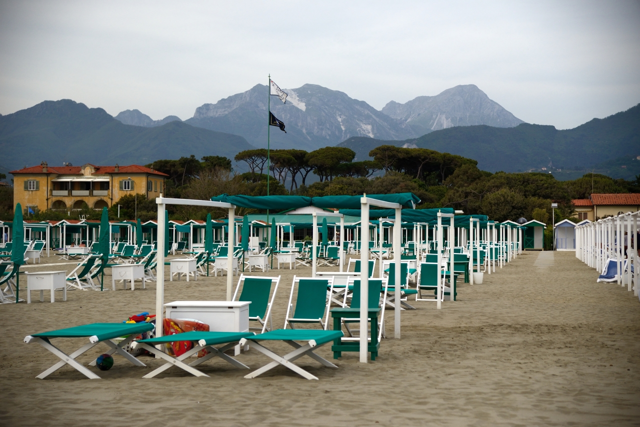 La spiaggia di Forte dei Marmi
