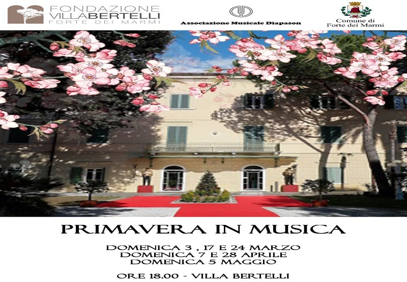 Primavera in musica – Rassegna di concerti a Villa Bertelli