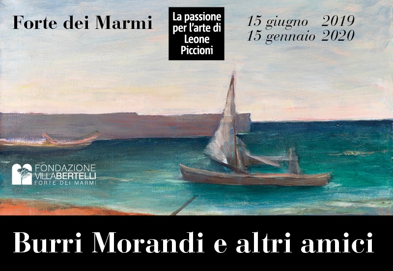 Risultati immagini per Burri, Morandi e altri amici. La passione per l'arte di Leone Piccioni. Villa Bertelli, Forte dei Marmi, Lucca.