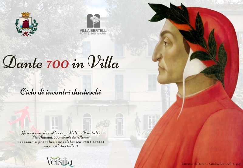 DANTE 700 IN VILLA: Ciclo di incontri danteschi a Villa Bertelli